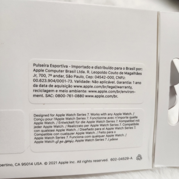 NWT GENUINE Apple Watch 41mm MKU73AM/A Sport Band - Clover NEW SEALED
